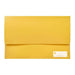 Marbig polypick foolscap document wallet yellow-Officecentre