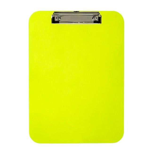 Marbig professional clipboard plastic a4 neon green-Officecentre