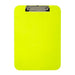 Marbig professional clipboard plastic a4 neon green-Officecentre