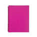 Marbig refillable display book 20 pocket pink-Officecentre