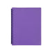 Marbig refillable display book 20 pocket purple-Officecentre