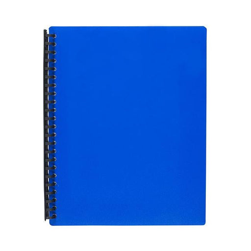 Marbig refillable display book 40 pocket blue-Officecentre