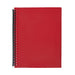 Marbig refillable display book 40 pocket red-Officecentre
