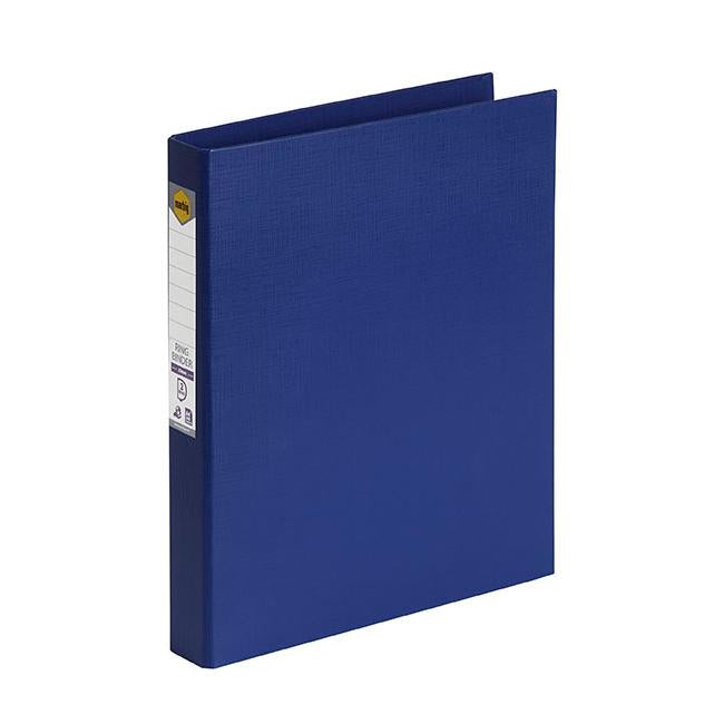 Marbig ring binder a4 25mm 2d pe blue-Officecentre