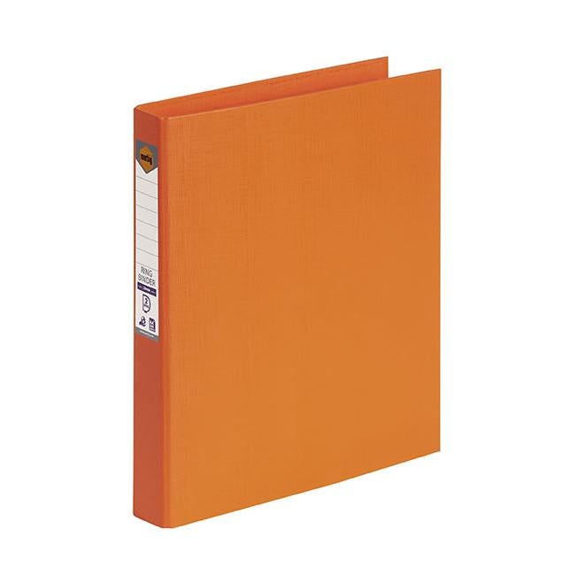 Marbig ring binder a4 25mm 2d pe orange-Officecentre