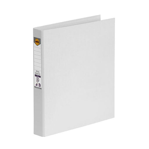 Marbig ring binder a4 25mm 2d pe white-Officecentre