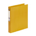 Marbig ring binder a4 25mm 2d pe yellow-Officecentre