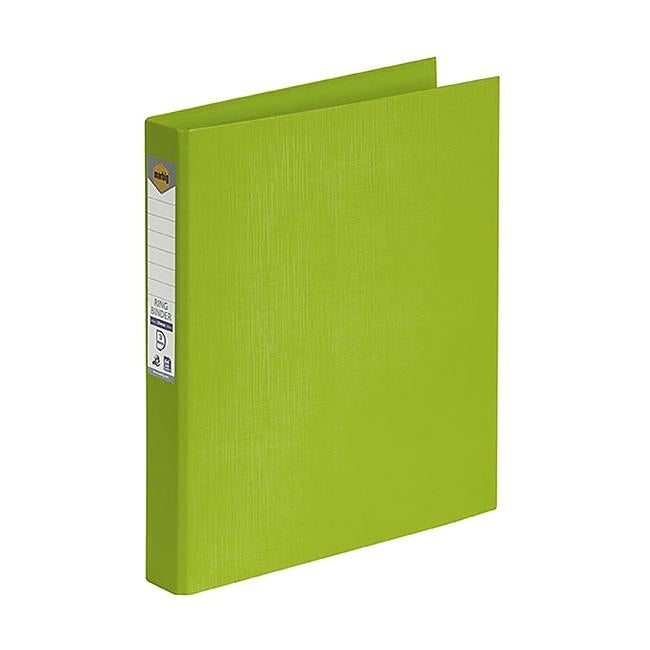 Marbig ring binder a4 25mm 3d lime-Officecentre