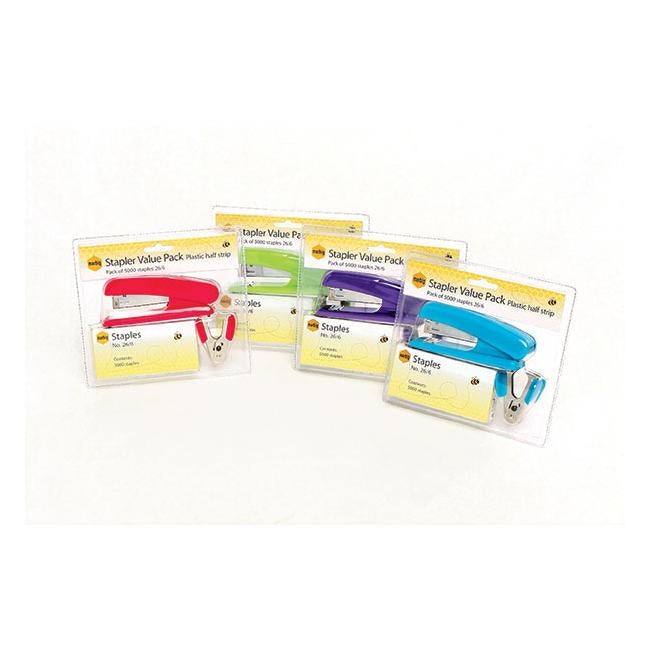Marbig stapler value pack asst-Officecentre