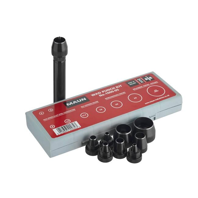 Maun Wad Punch Kit Standard Metric 9Pc-Officecentre