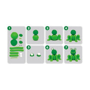 Milan Air Dry Modelling Play Clay 100gm Green-Officecentre