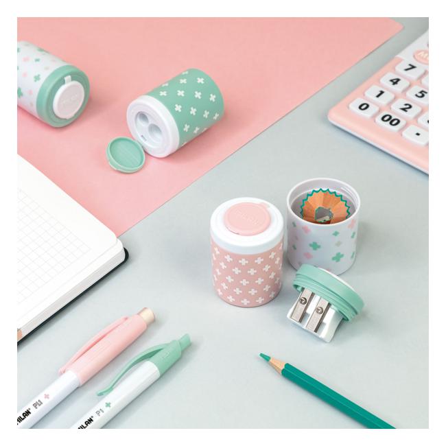 Milan Antibacterial 2 Hole Pencil Sharpener-Officecentre