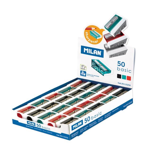 Milan Basic Pencil Sharpener One Hole-Officecentre