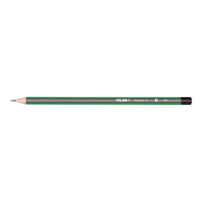 Milan Graphite Pencils B Pack 12 Triangular-Officecentre