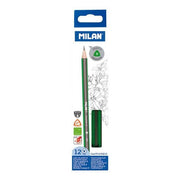 Milan Graphite Pencils B Pack 12 Triangular-Officecentre