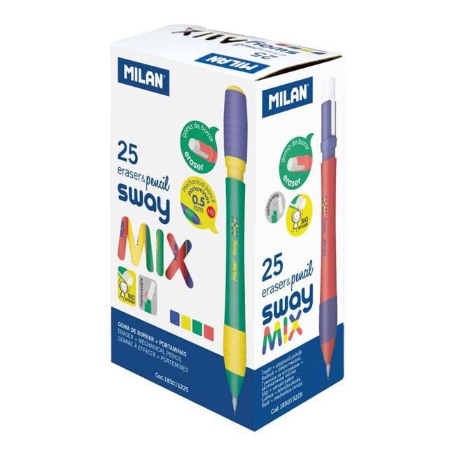 Milan Mix Range Mechanical HB Pencils-Officecentre