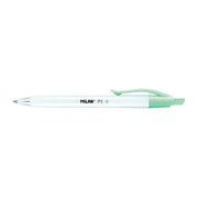 Milan P1 Antibacterial Ballpoint Pens Blue Ink 1 Piece-Officecentre
