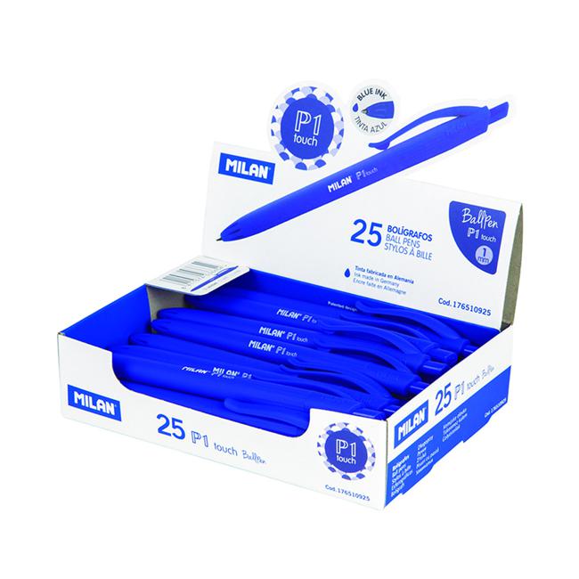 Milan P1 Touch Ballpoint Pen Blue-Officecentre
