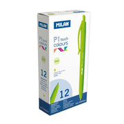 Milan P1 Touch Colours Ballpoint Pen Light Green-Officecentre
