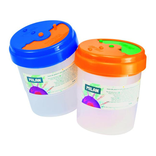 Milan Paint Pot with Slide Lid Assorted Colours-Officecentre