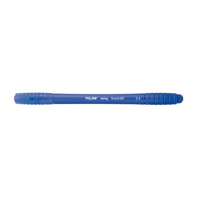 Milan Sway Fine Liner Fibre Tip Marker 0.4mm Tip Dark Blue-Officecentre