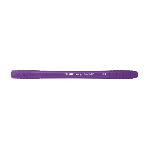 Milan Sway Fine Liner Fibre Tip Marker 0.4mm Tip Purple-Officecentre
