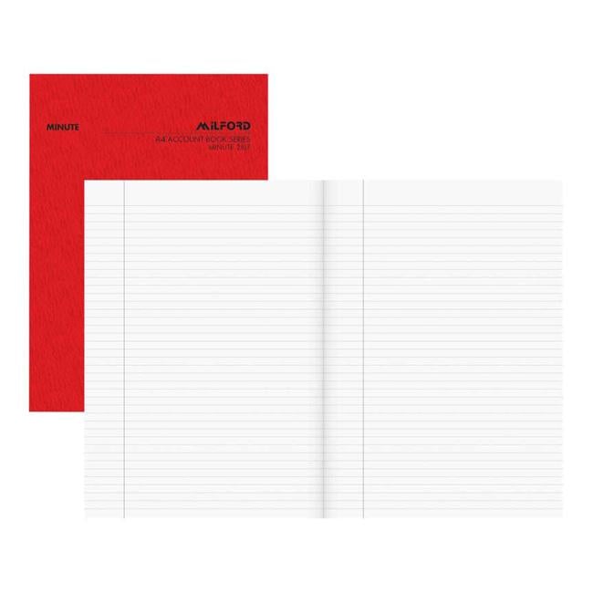 Milford A4 Minute 26 Leaf Limp Account Book-Officecentre