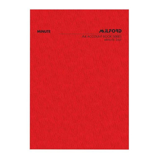 Milford A4 Minute 26 Leaf Limp Account Book-Officecentre