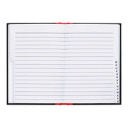 Milford Notebook Indexed Red & Black A6 100lf-Officecentre
