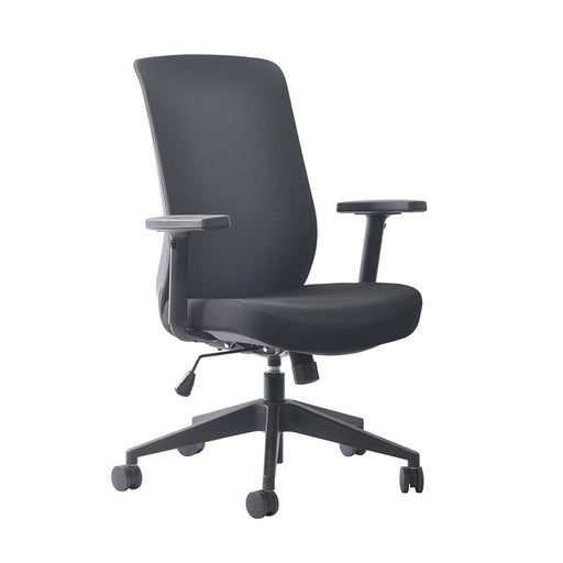 Mondo Gene Fabric Back Chair Grey-Officecentre