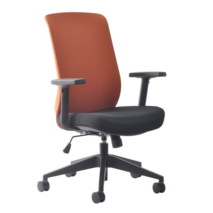 Mondo Gene Fabric Back Chair Orange-Officecentre