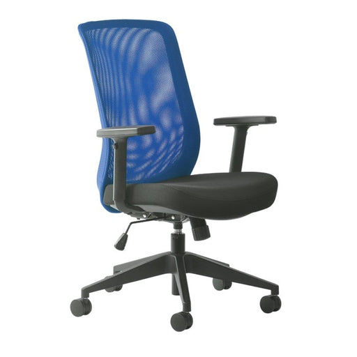 Mondo Gene Mesh Back Chair Blue-Officecentre