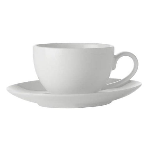 MW White Basics Coupe Demi Cup & Saucer 100ML-Officecentre