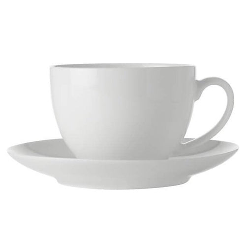 MW White Basics Cup & Saucer 280ML-Officecentre