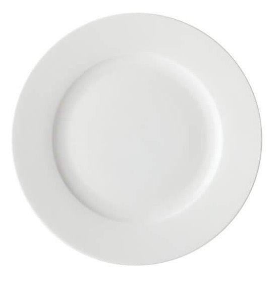 MW White Basics Rim Dinner Plate 27.5cm-Officecentre