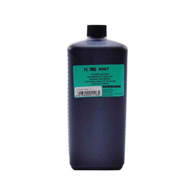 Noris #007 Quick-Dry Ink 1 Litre Black-Officecentre