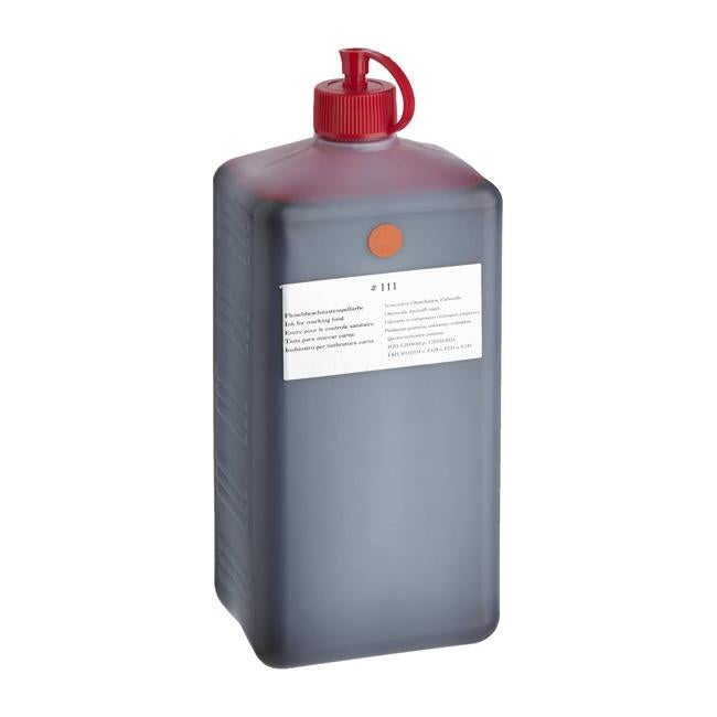 Noris #111 Meat Inspection Ink 1 Litre Red-Officecentre