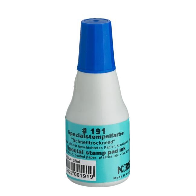 Noris #191 Quick-Dry Pad Ink 25ml Blue-Officecentre
