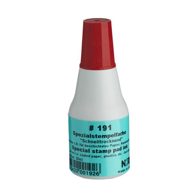 Noris #191 Quick-Dry Pad Ink 25ml Red-Officecentre