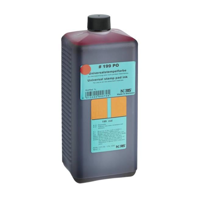 Noris #199 Universal Pad Ink 1 Litre Red-Officecentre