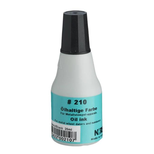 Noris #210 Metal Stamp Ink 25ml Black-Officecentre