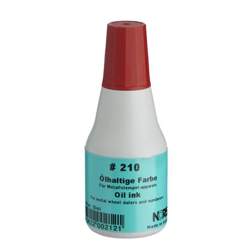Noris #210 Metal Stamp Ink 25ml Red-Officecentre