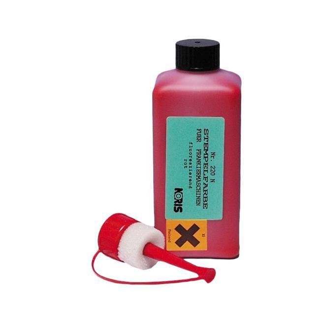 Noris #220 Franking Machine Ink 250ml Red-Officecentre