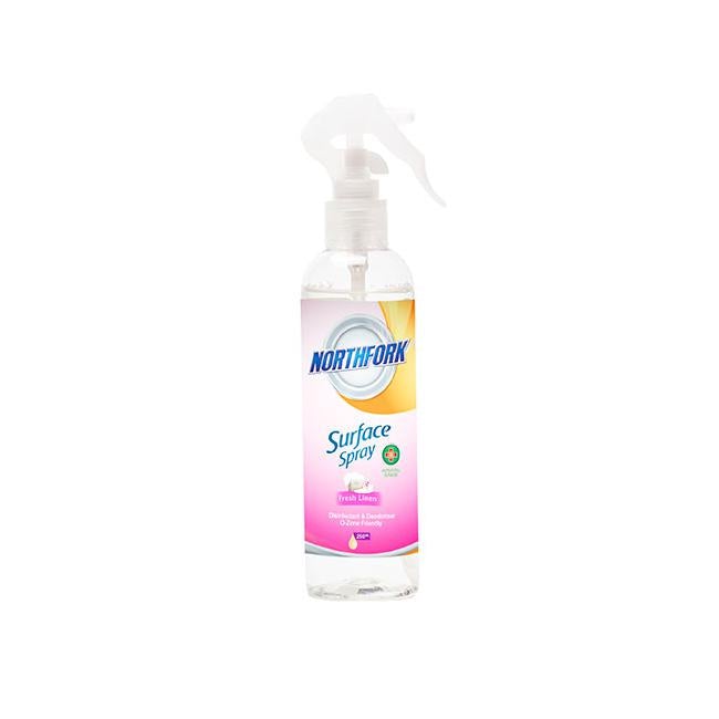 Northfork air freshener disinfectant fresh linen 250ml-Officecentre