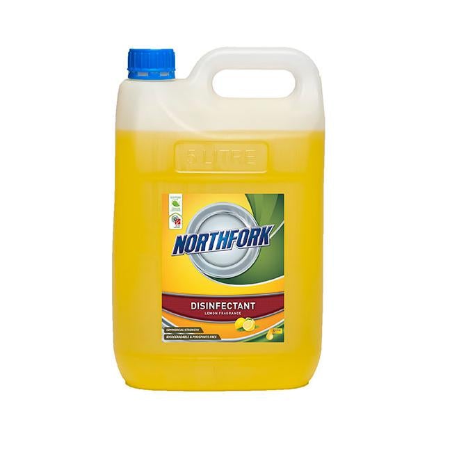 Northfork geca lemon disinfectant 5l-Officecentre