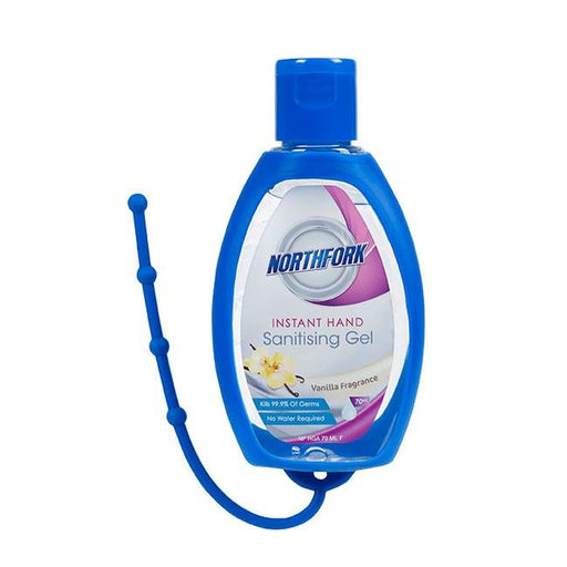 Northfork hand sanitising gel 70ml with silicone case-Officecentre