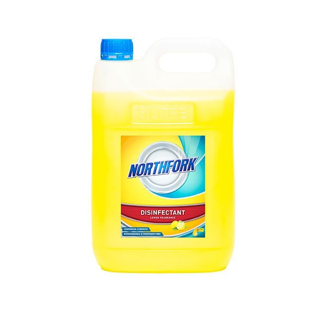 Northfork lemon disinfectant 5l-Officecentre