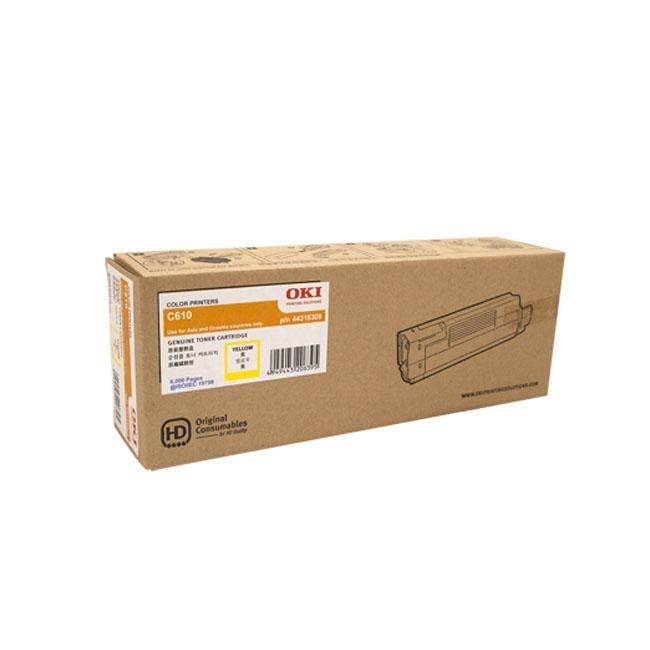 Oki C610 Yellow Toner 44315309 - Folders