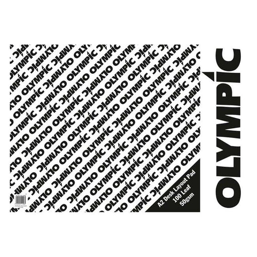Olympic Pad A2 Layout 100 Leaf White Bank 50gsm-Officecentre