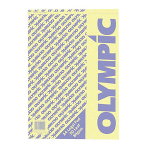 Olympic Pad A4 Legal Yellow Paper 50 Leaf 80gsm-Officecentre